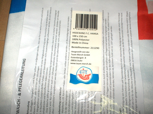 Hansa rostock hissfahne - rostock,