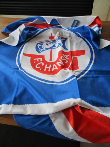 Hansa rostock velourstuch - f.c.,